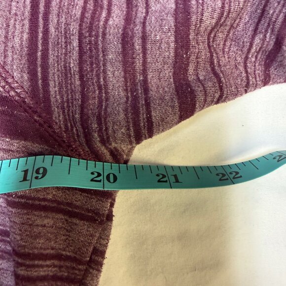 KÜHL Piper Cowl Neck Women’s Large Burgundy Stripe Knit Pullover - Picture 11 of 12